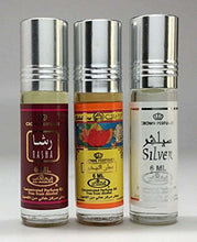Charger l'image dans la galerie, Lot de 3 : huile concentré Rasha - Bakhour – Silver unisex 6ml