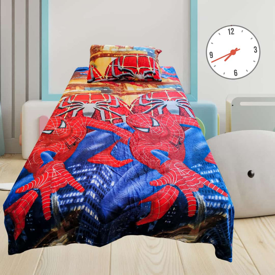 Plaid couverture+ Housse Taie  enfant 1 place