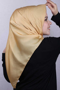 Foulard ,écharpes carrées en satin de soie Turc - Couleurs clair