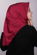 Charger l&#39;image dans la galerie, Foulard ,écharpes carrées en satin de soie Turc - Couleurs Fonce
