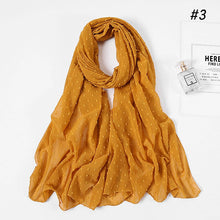 Charger l&#39;image dans la galerie, Chale hijab en chiffon mousseline pompom
