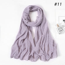 Charger l&#39;image dans la galerie, Chale hijab en chiffon mousseline pompom
