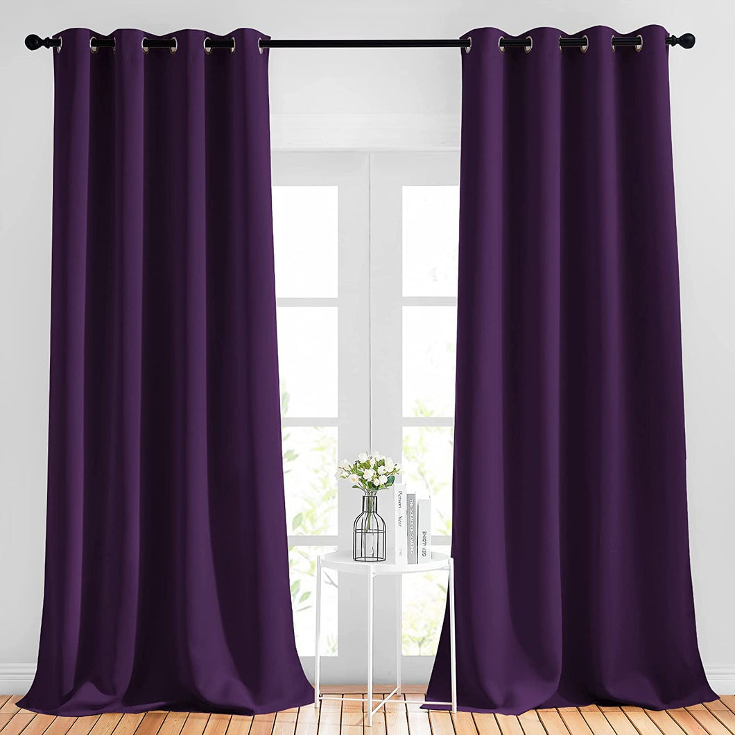 Lot de 2Panneaux de rideaux Velours 2.10Hx2.80L