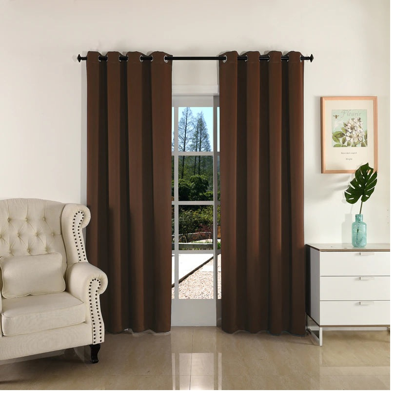 2 panneaux de rideaux opaque salon chambre a coucher