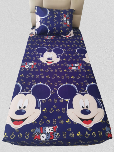 Housse Drap + Housse Taie d'oreiller enfant 1 place
