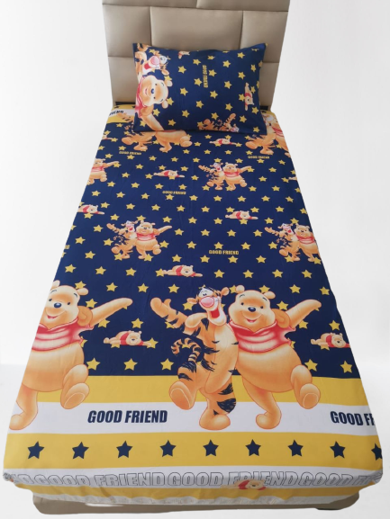 Housse Drap + Housse Taie d'oreiller enfant 1 place