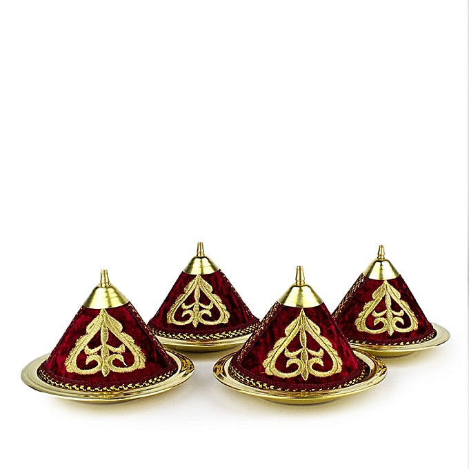 Tiyafer artisanale  pour decoration ; 4pieces